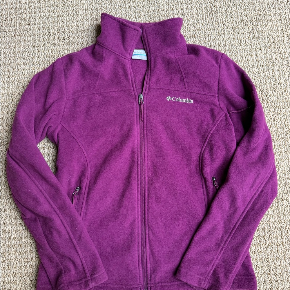 Columbia Women's Full-Zip Fleece Jacket in Raspberry
